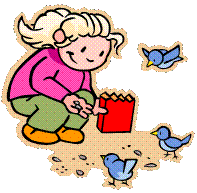 girlfeedingbirds