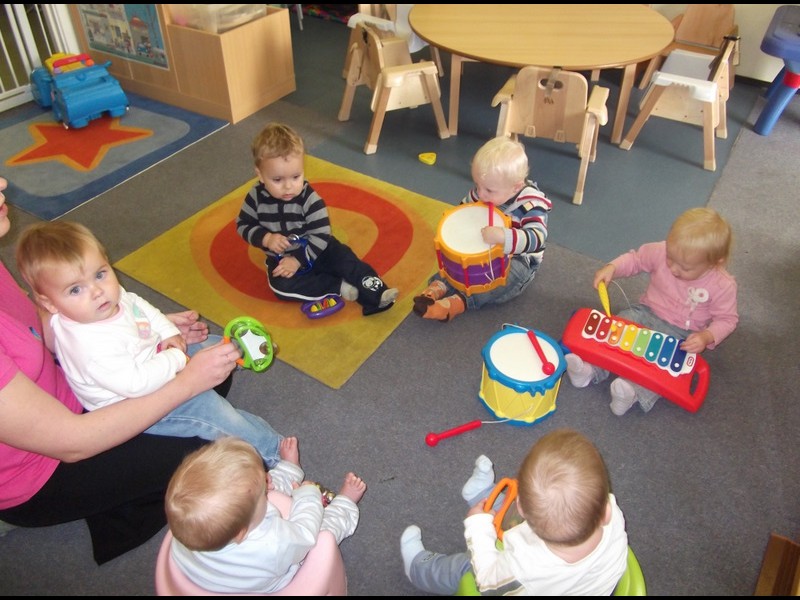 Babies in circle